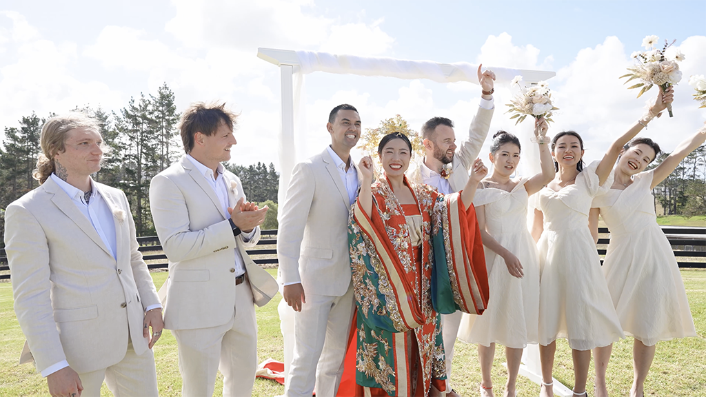 Wedding in south Auckland