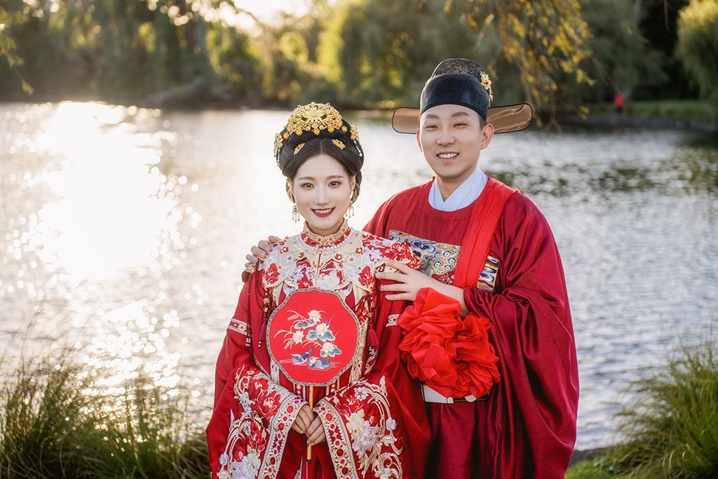 Hanfu Pre-wedding photos in Western Springs
