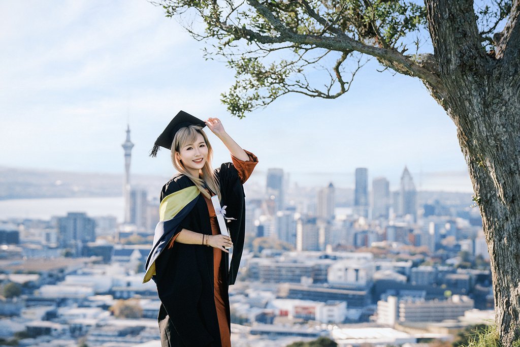 Auckland Graduation photo in Mount Eden